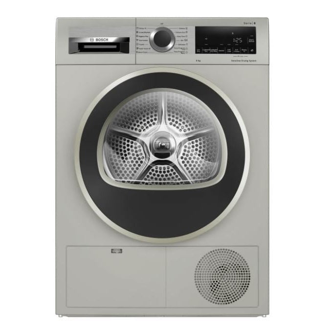 Bosch Series 6 9kg Silver Inox Condenser Tumble Dryer – WPG1411XZA