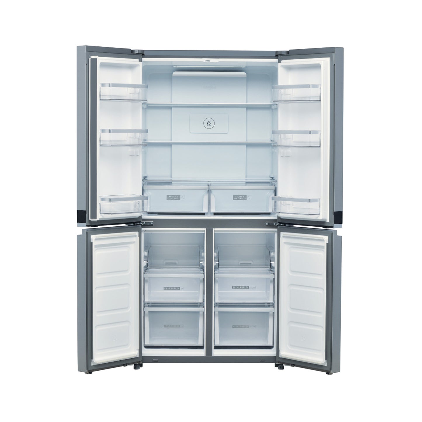 Whirlpool 591L 4 Door Inox Fridge