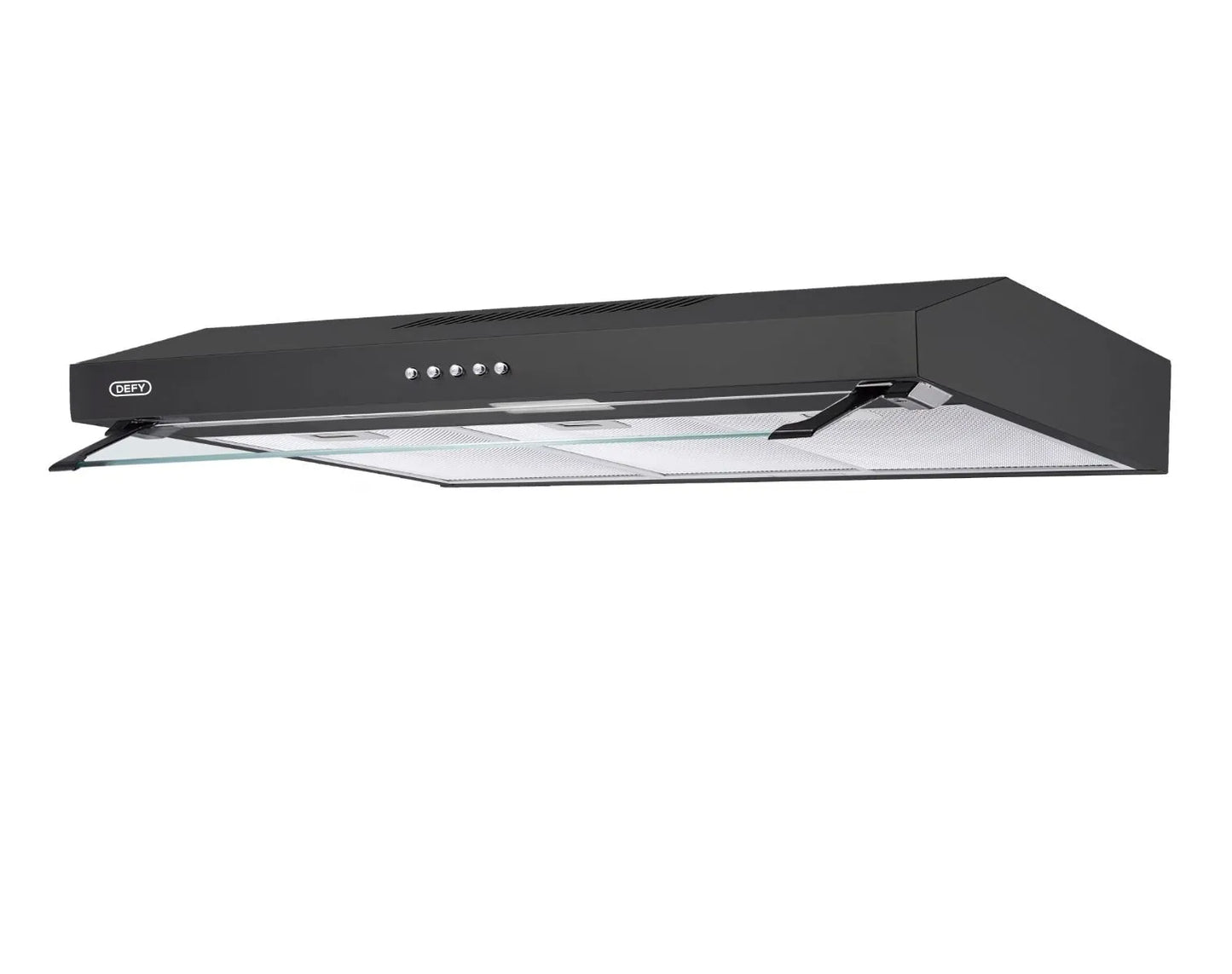 Defy 90cm Black Cookerhood - DCH90B