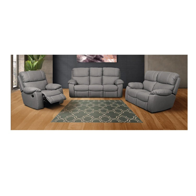 Earthline Milano Fabric Sofa - Grey