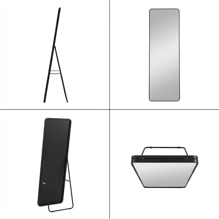 Free Standing Mirror Black CA0019