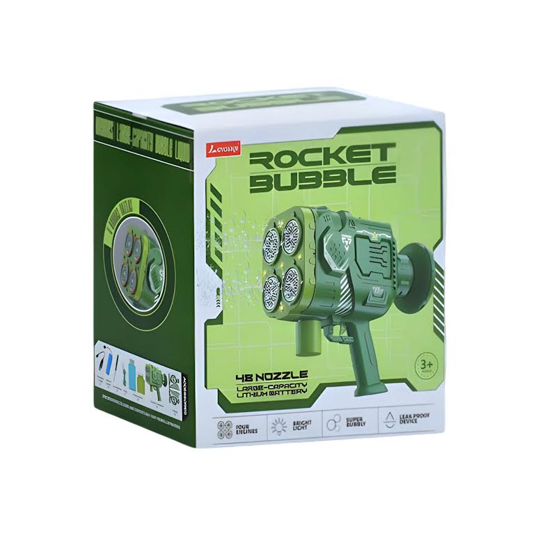 Rocket Bubble Blaster Green