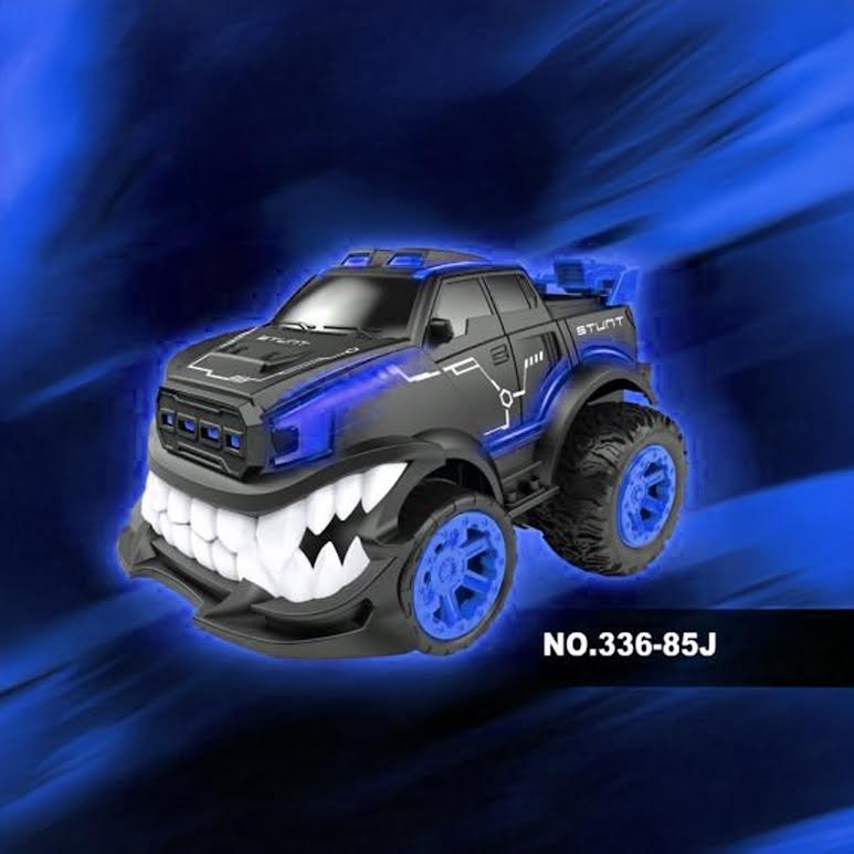 RC Angry Stunt Car Black & Blue