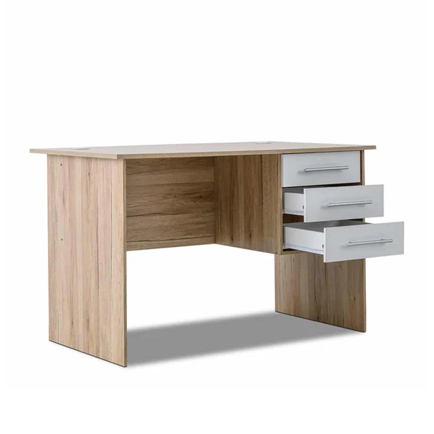 Office Desk- Sonama Oak + White MW612F