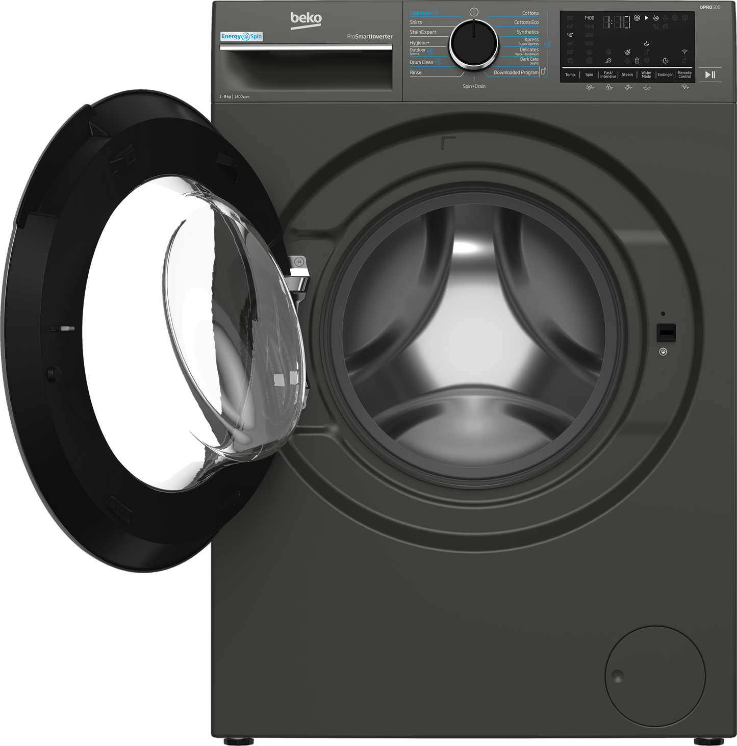 BEKO BAW208 9kg Front Loader Washing Machine in Twilight Grey