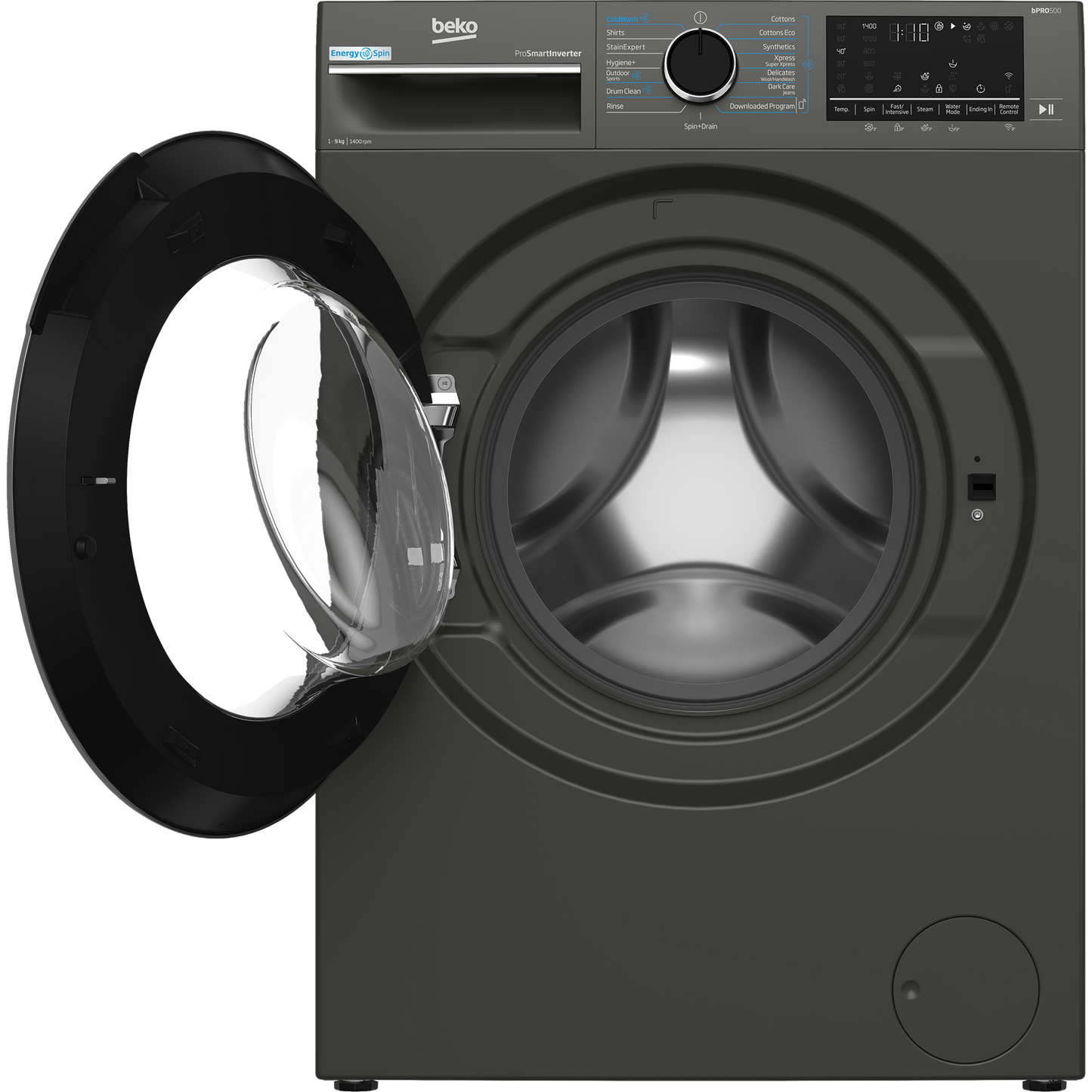 BEKO BAW208 9kg Front Loader Washing Machine in Twilight Grey