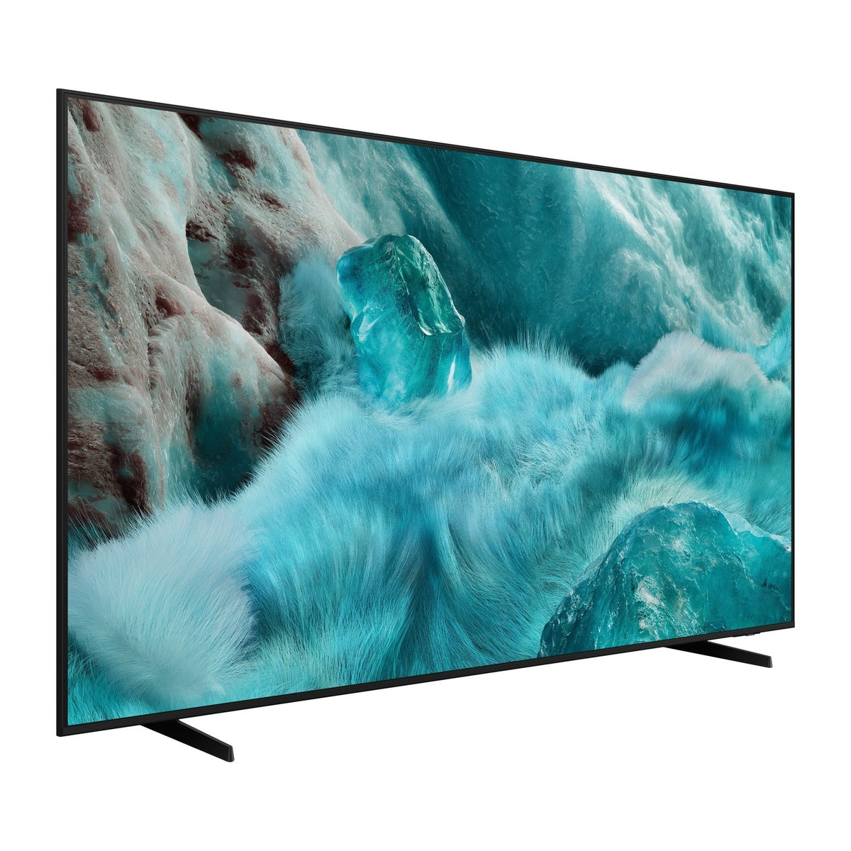 Samsung 75 inch Q7F QLED TV side angle