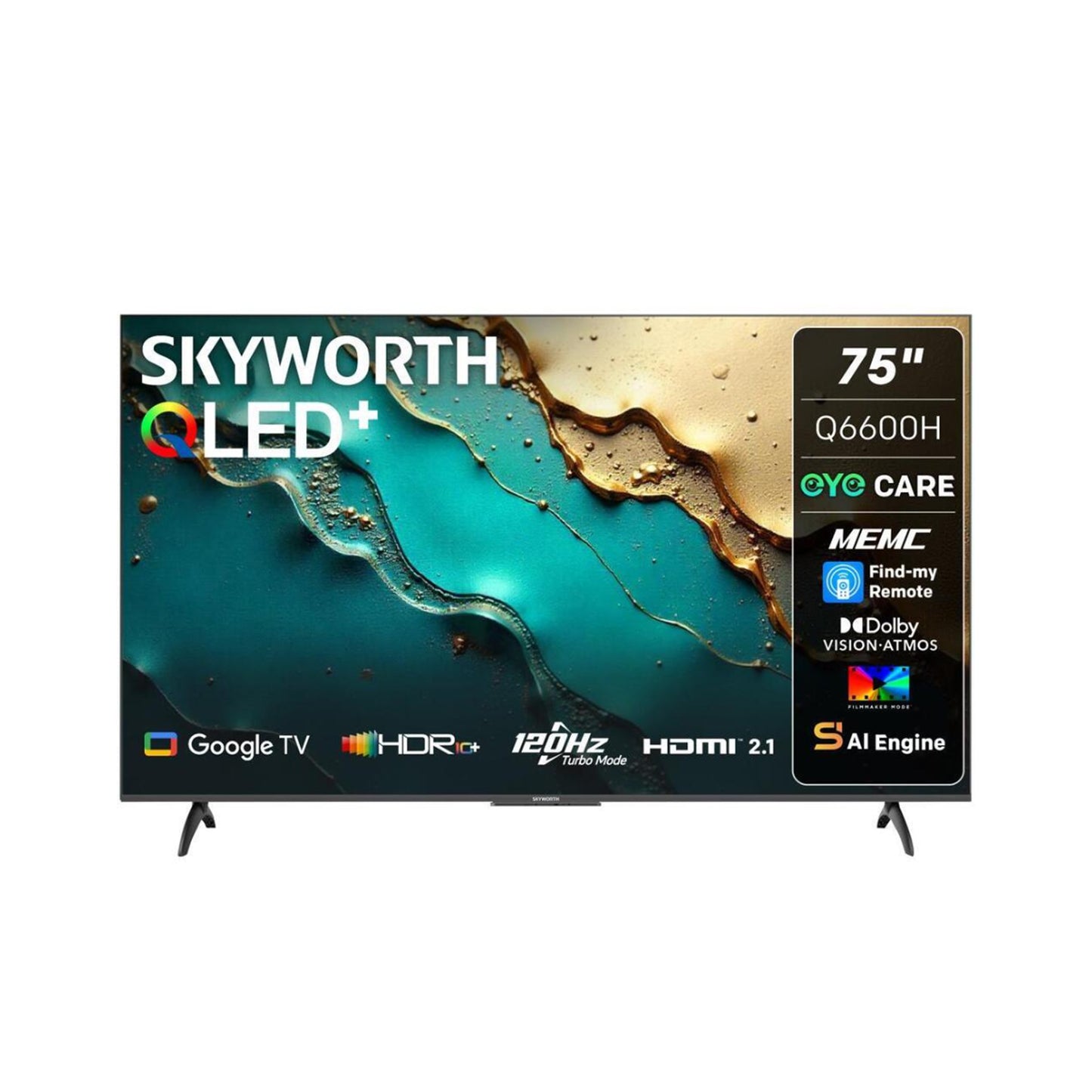 Skyworth QLED Google TV 75Q6600H