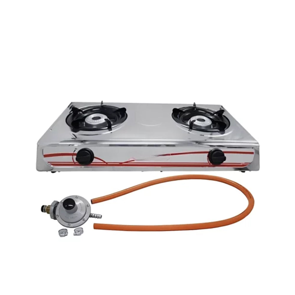 Condere Aruif- 2 Burner Stainless Steel Gas Stove RH2650