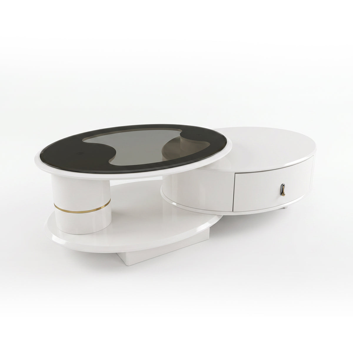 White coffee table
