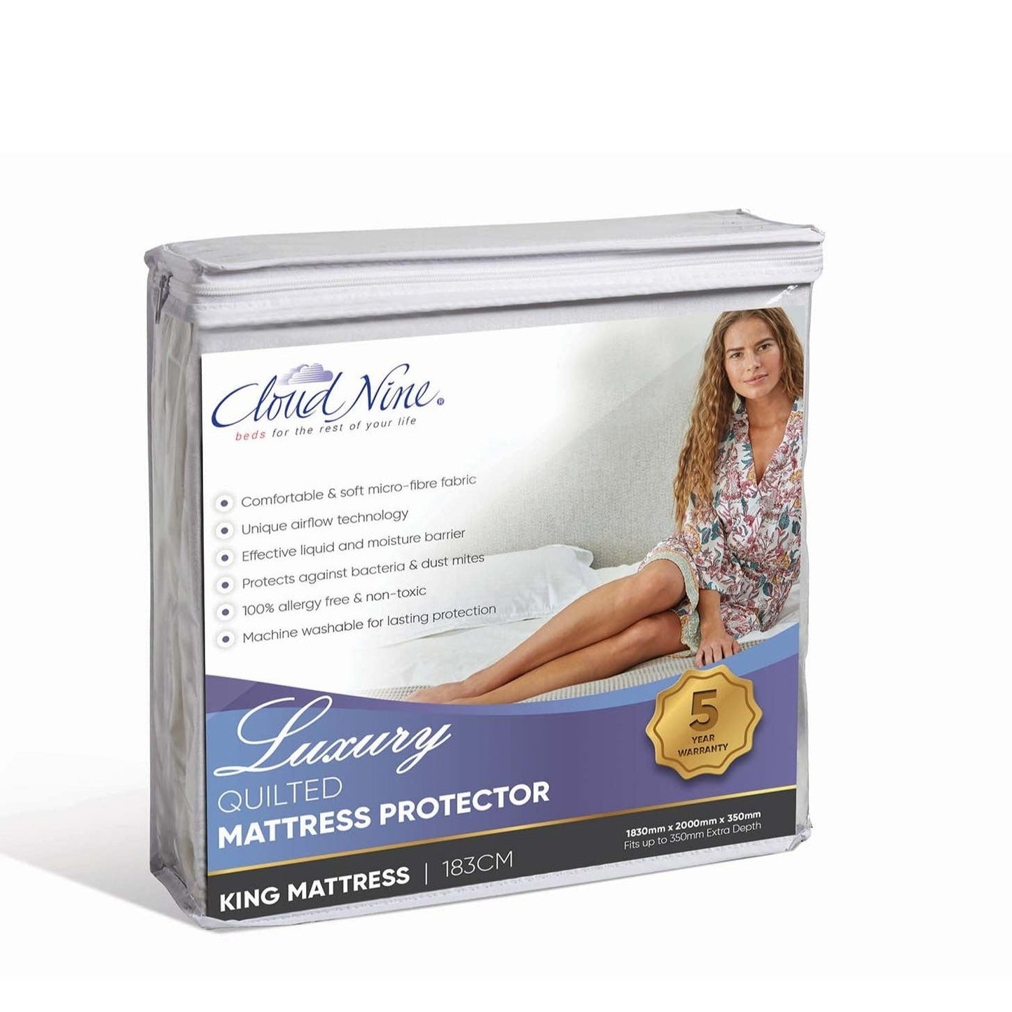 Cloud Nine Quilted Mattress Protector