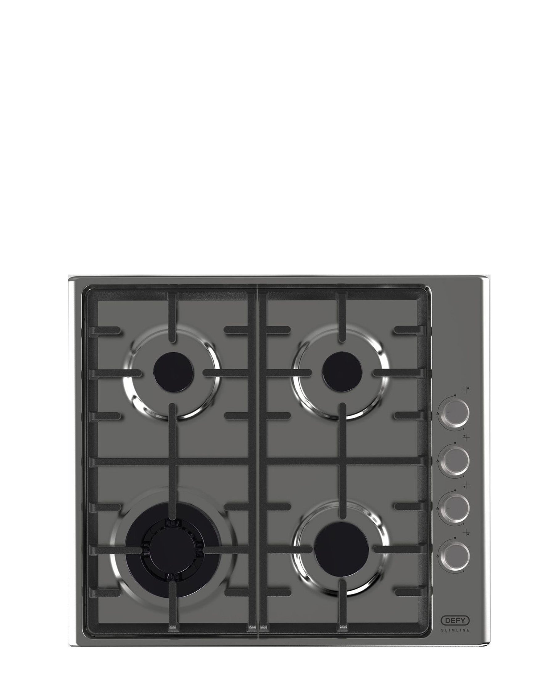 defy 4 burner gas hob and stove black