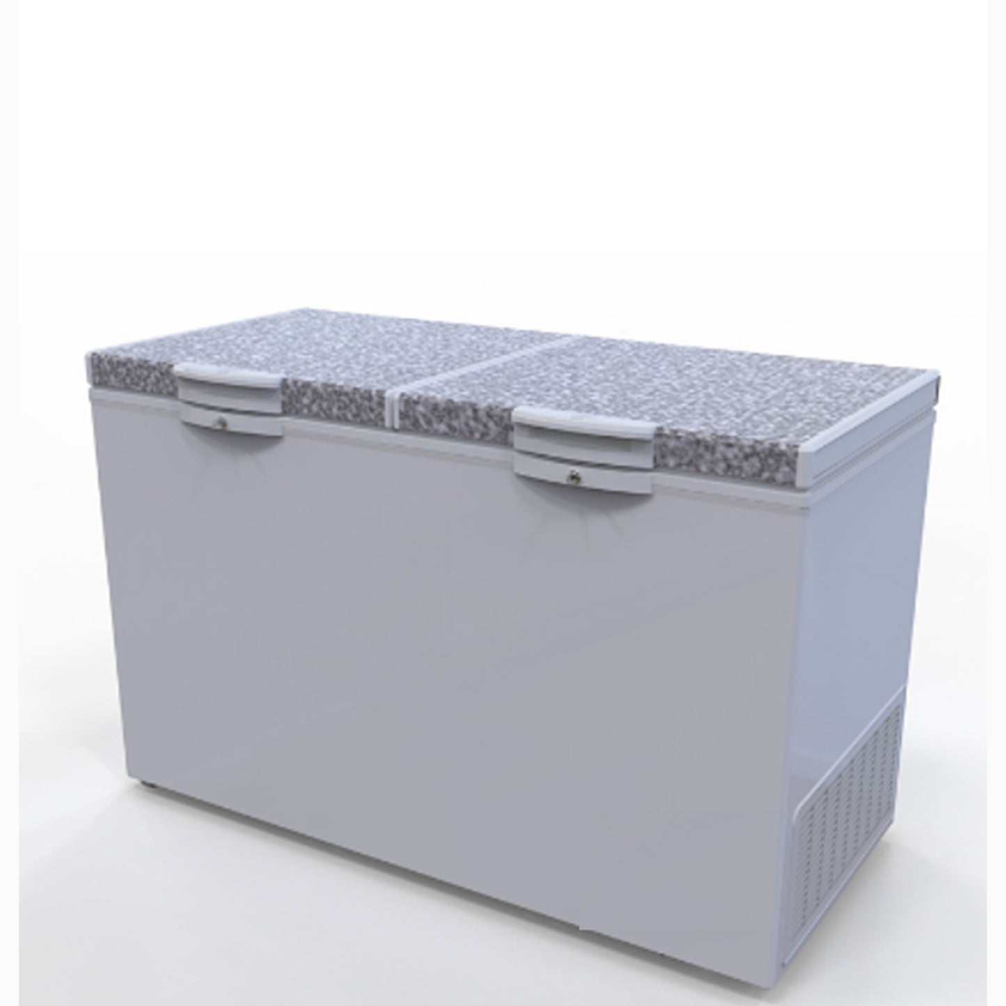 Defy Chest Freezer 386LT Double Lid - White