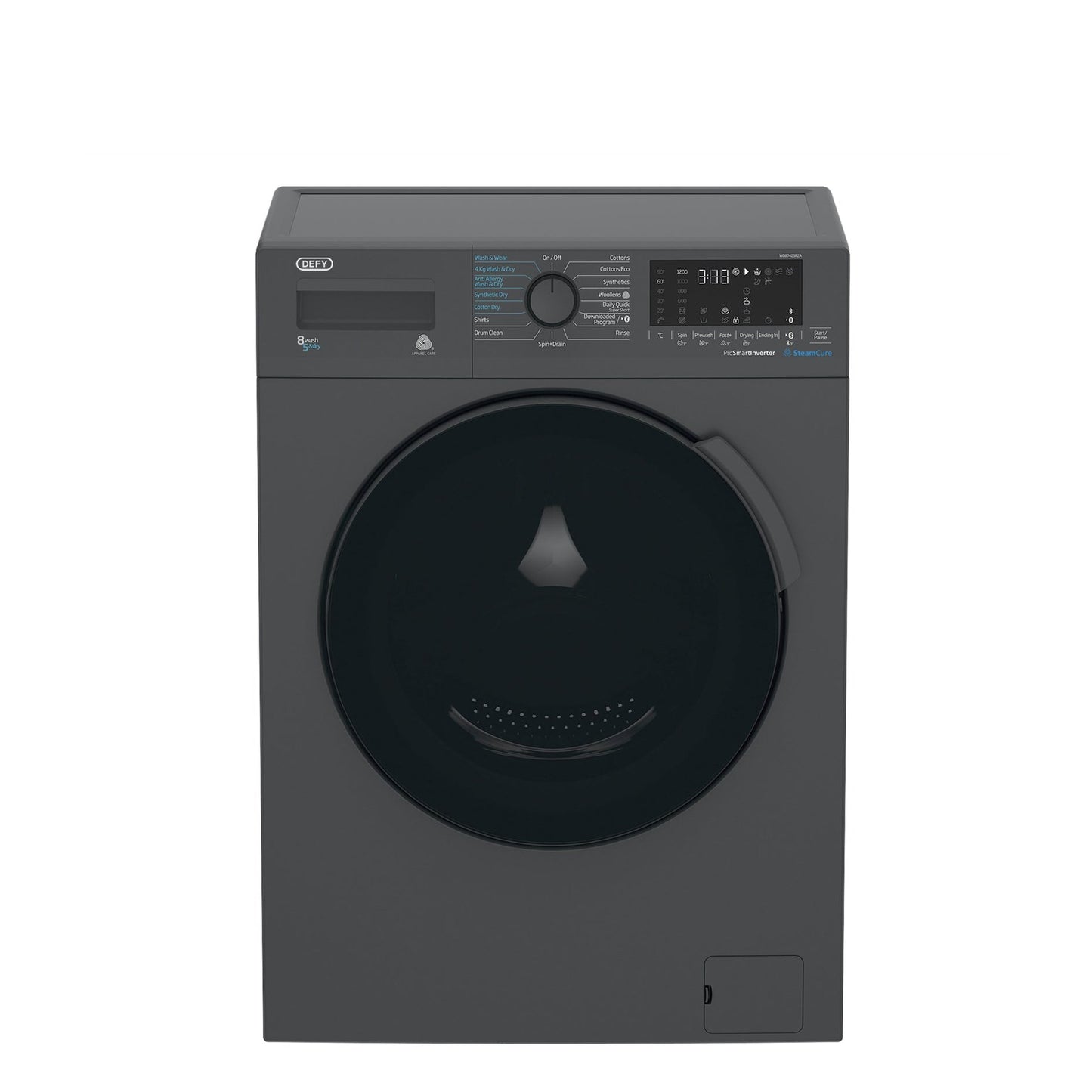 Defy 8/5kg Front Loader Washer Dryer - Manhattan Grey