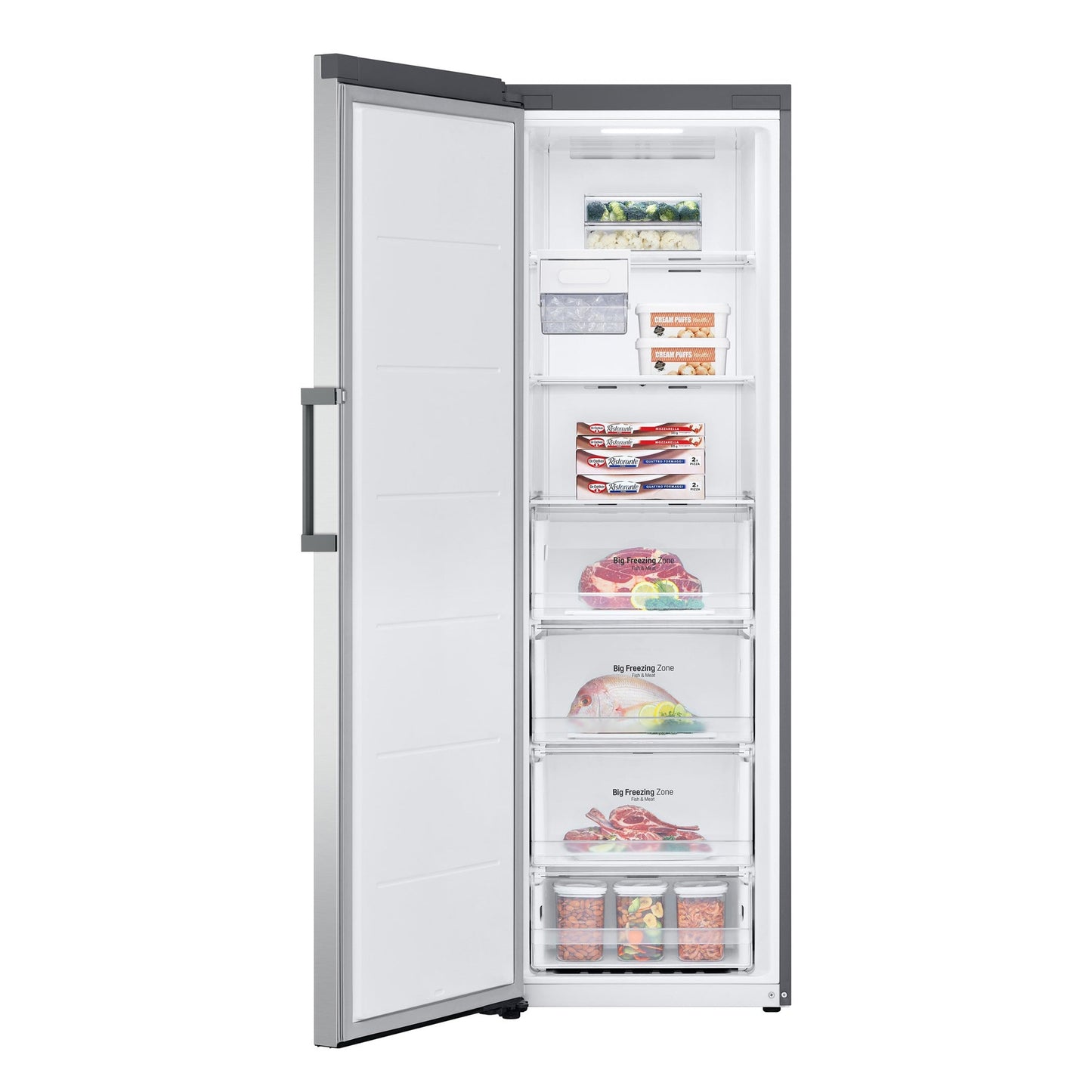 LG 324L Upright Freezer - Silver