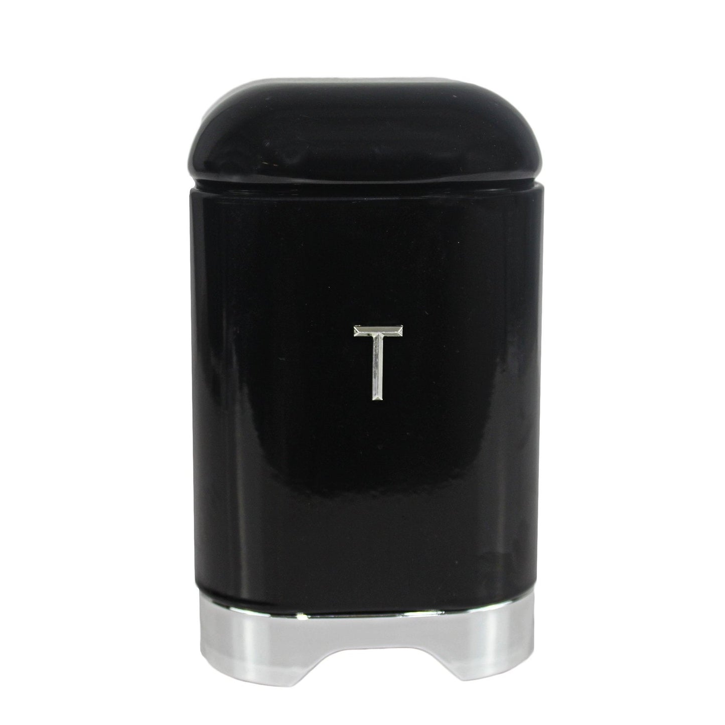 Retro Tea Bag Tin - Black