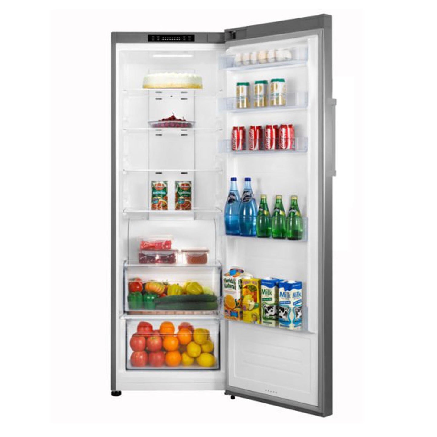 Hisense 320L Pigeon Pair Refrigerator - Stainless Steel