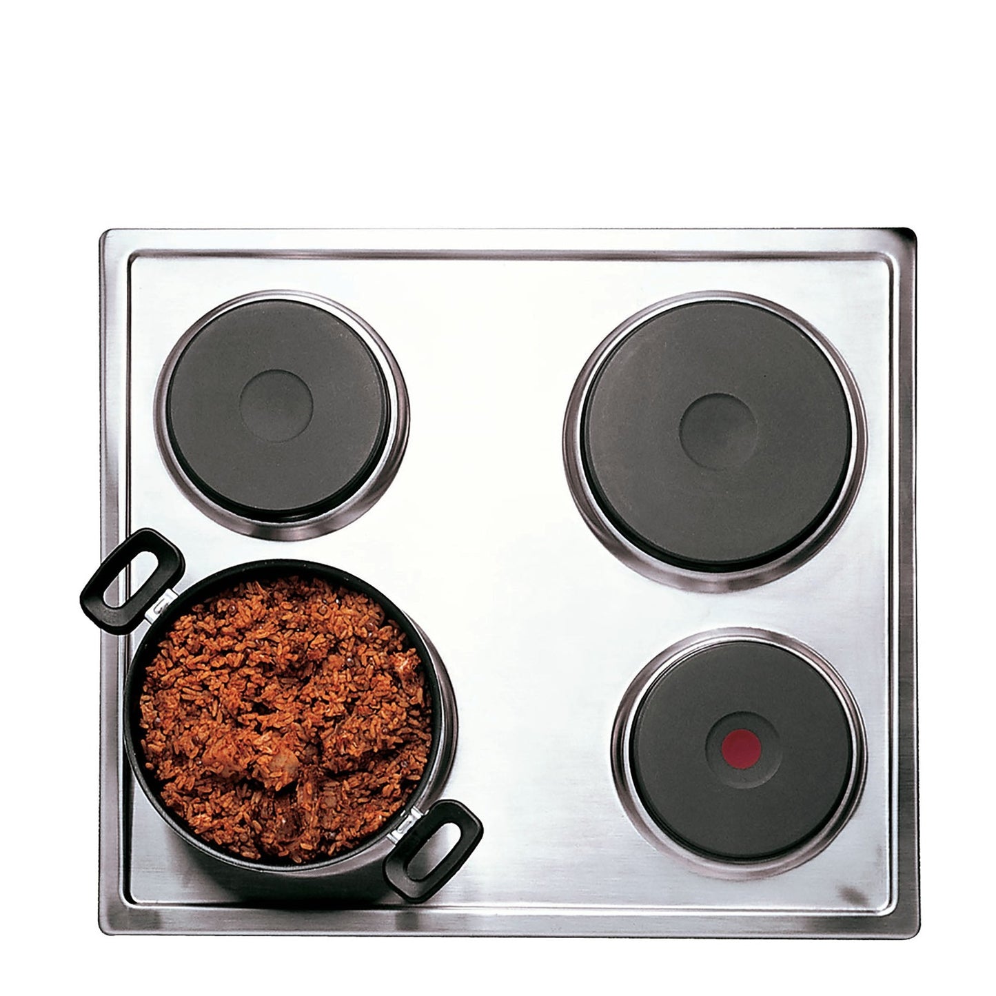 Defy 4 Plate Slimline Solid Hob - Stainless Steel