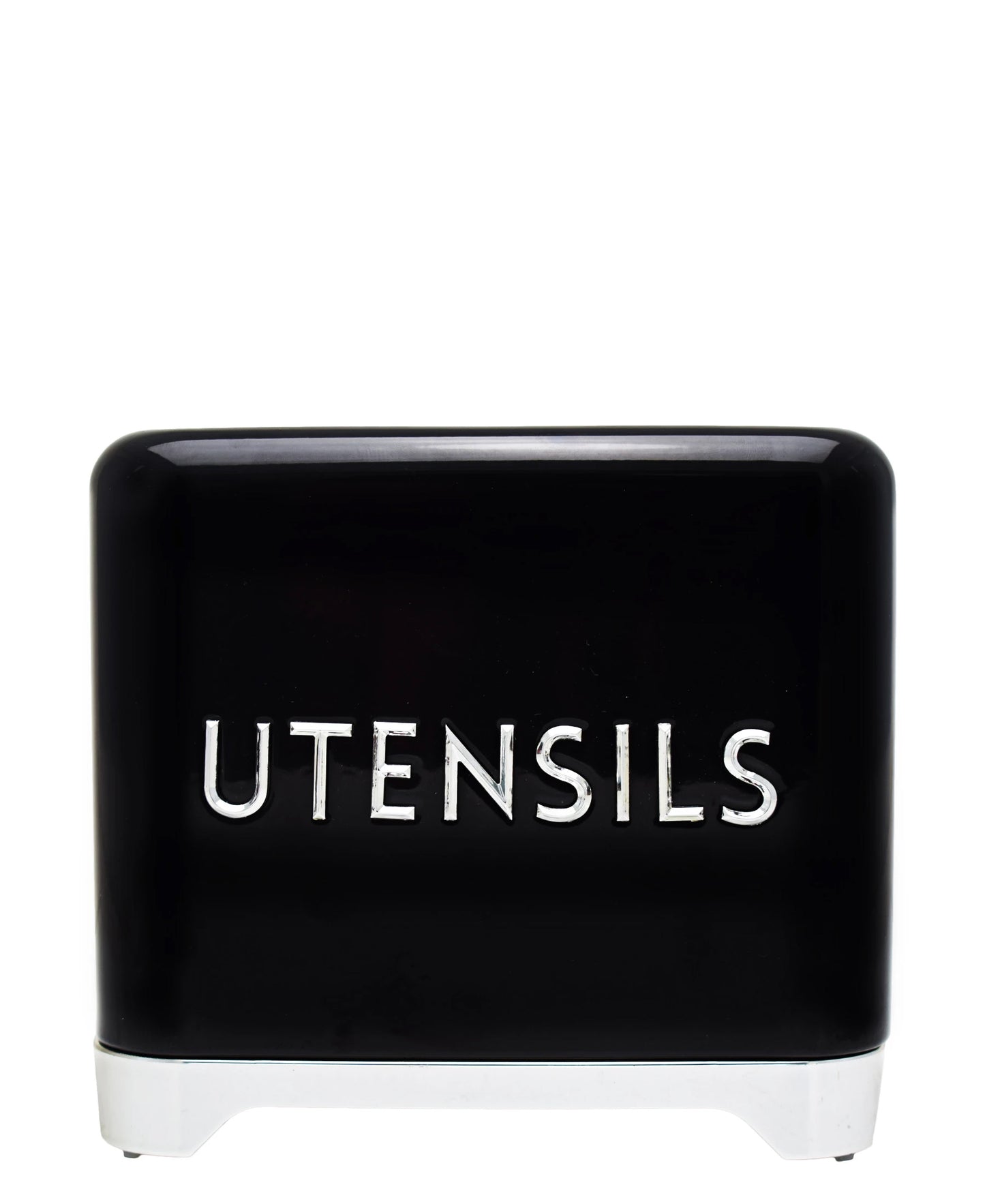 Retro Utensils Tin - Black