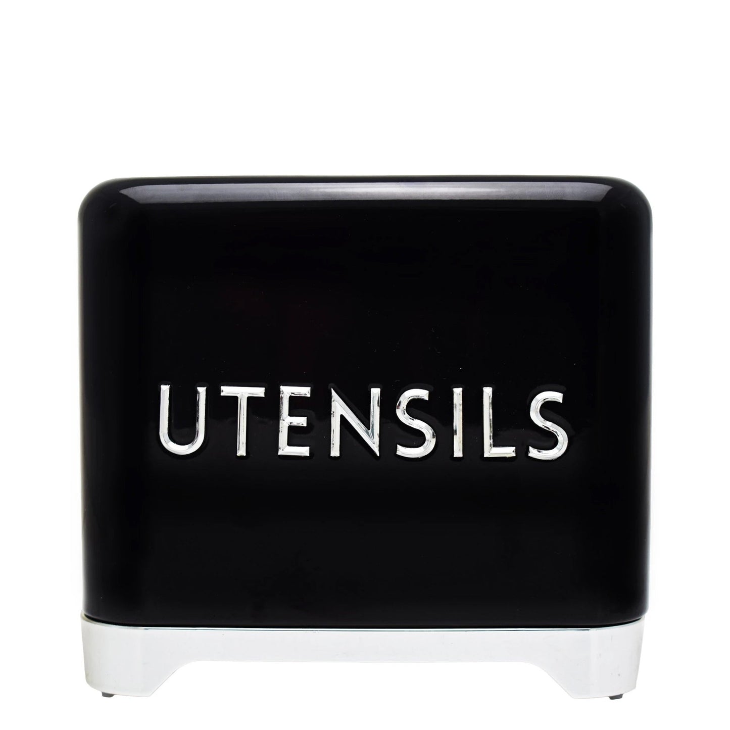 Retro Utensils Tin - Black
