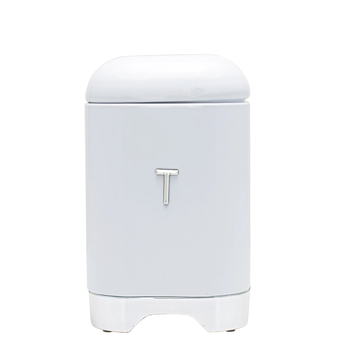 Retro Tea Tin - White