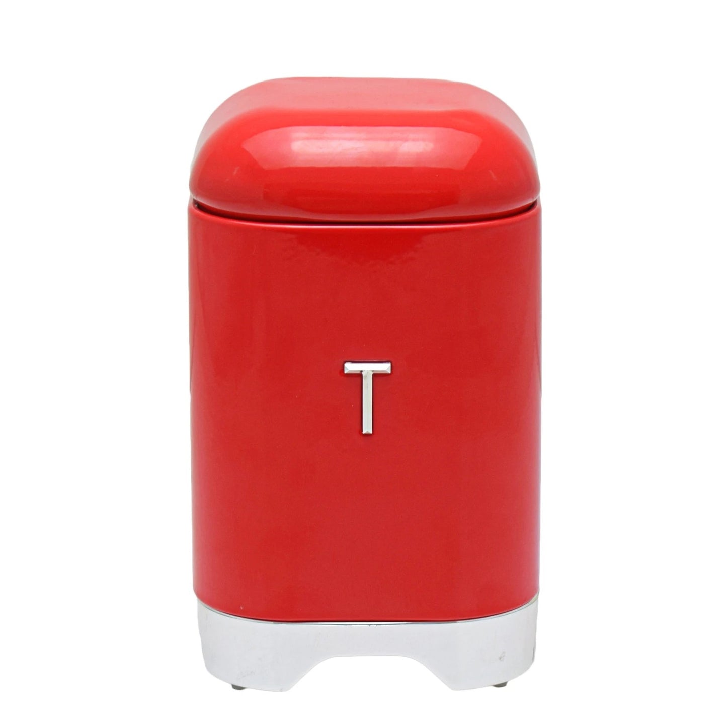 Retro Tea Tin - Red