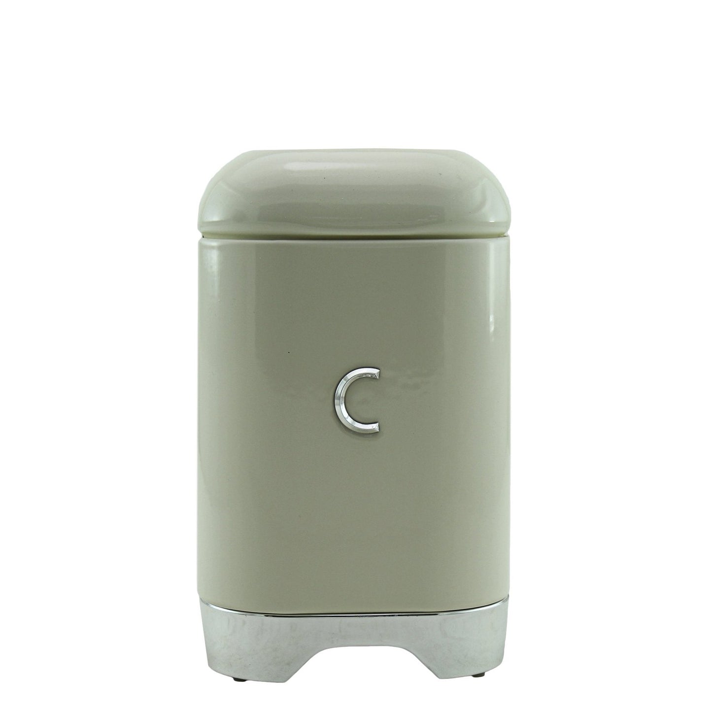 Retro Coffee Tin - Cream