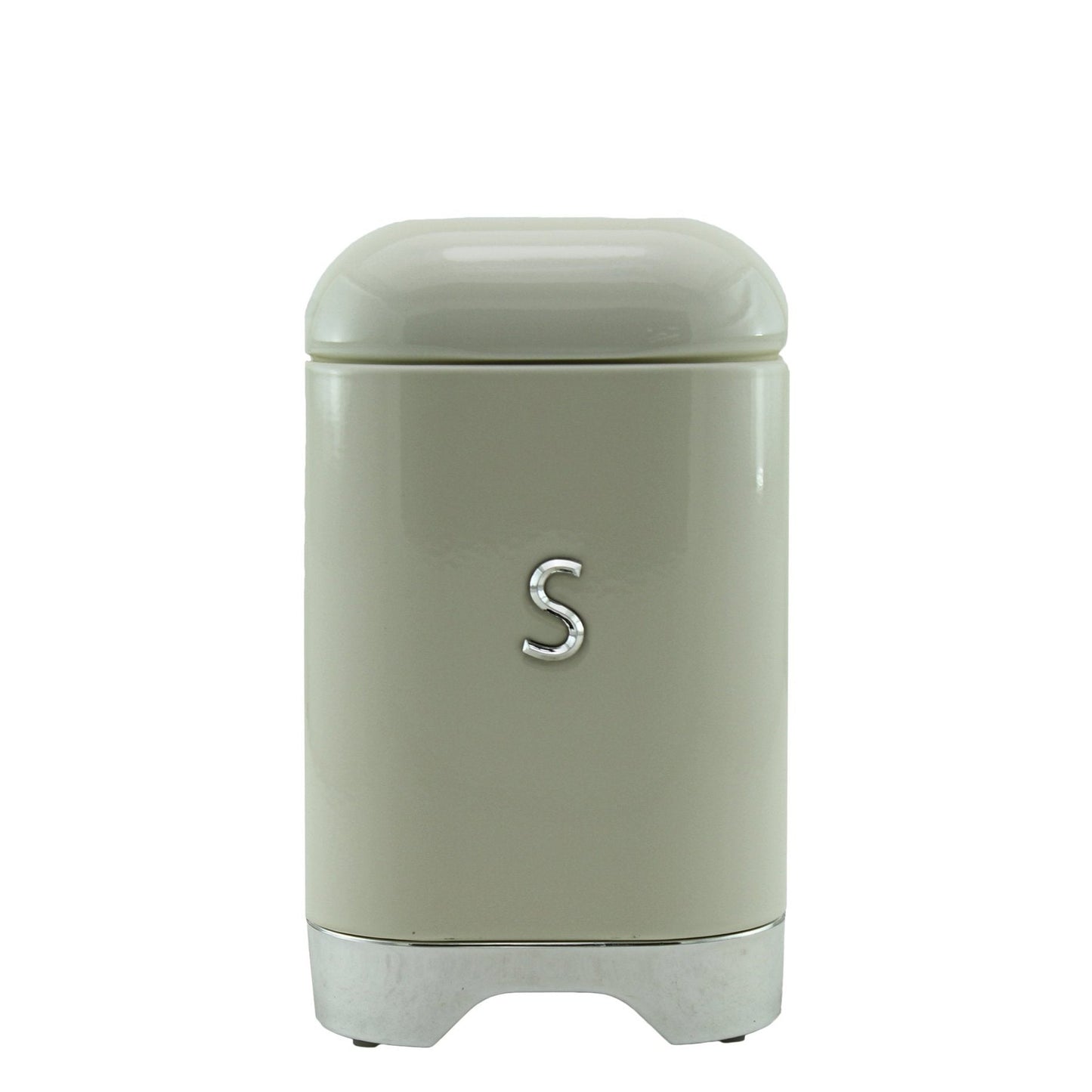 Retro Sugar Tin - Cream