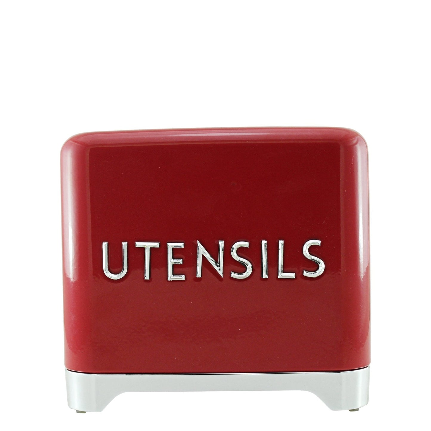 Retro Utensils Tin - Red