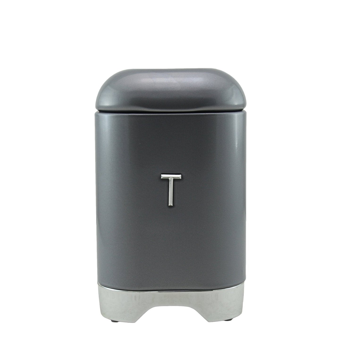 Retro Tea Bag Tin - Silver
