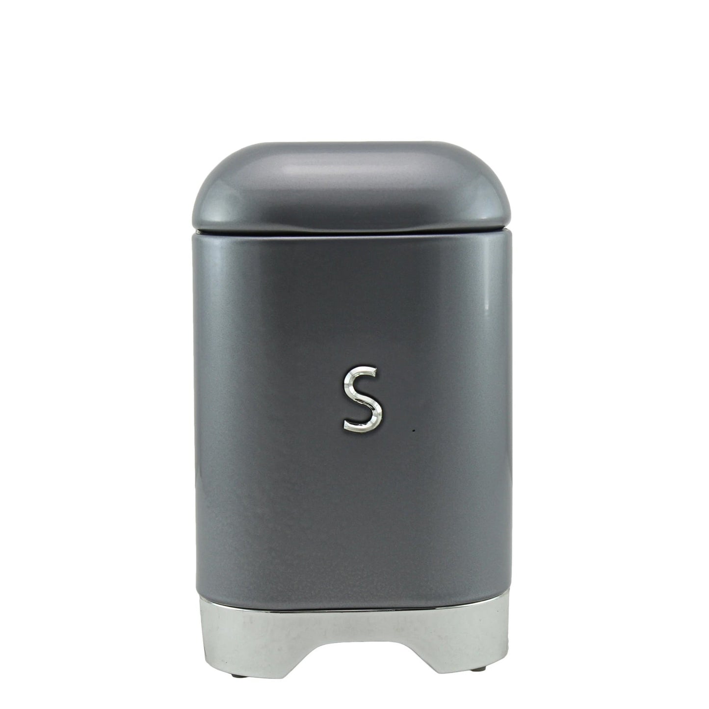 Retro Sugar Tin - Silver