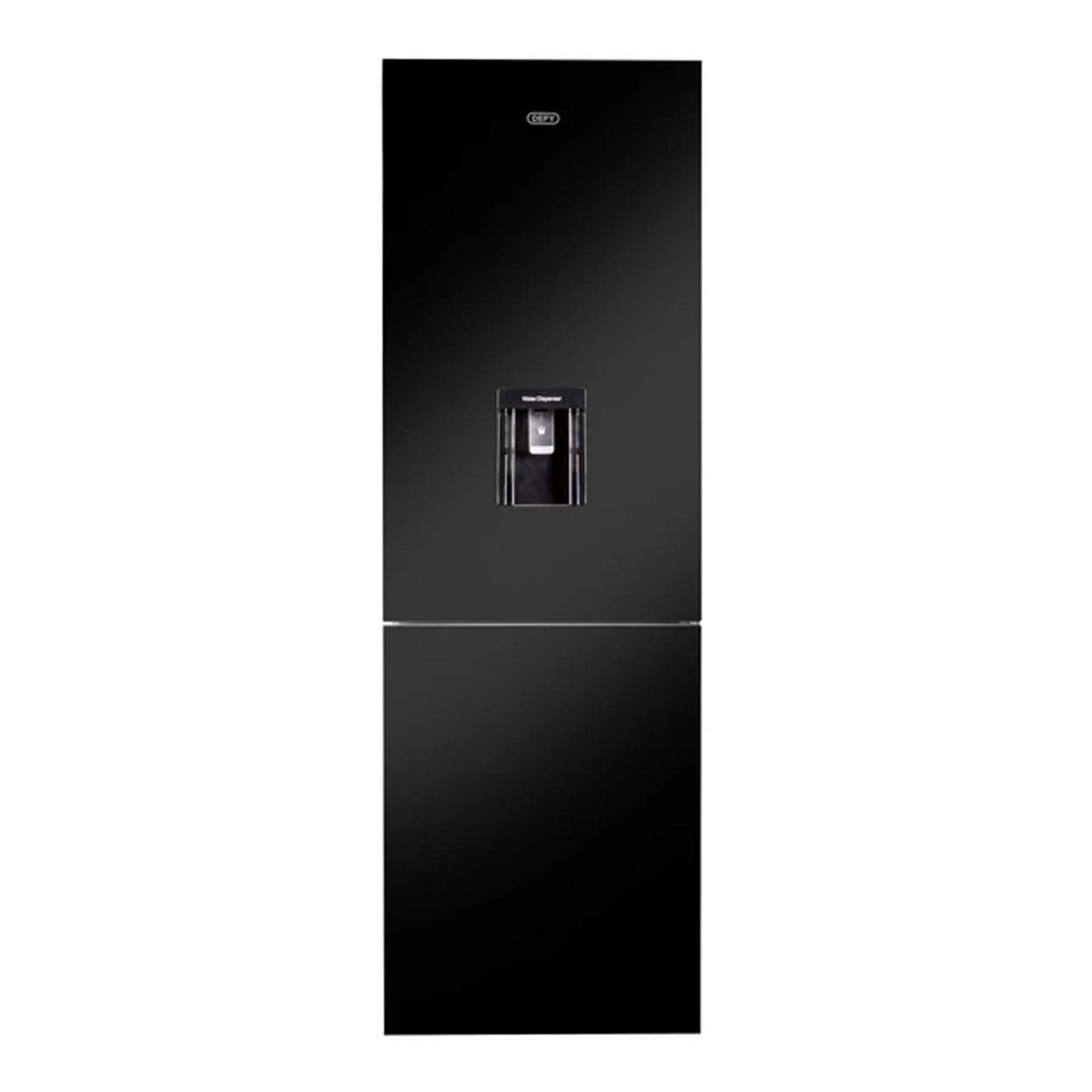 Defy 348L Eco Combi Fridge Black Glass DAC652