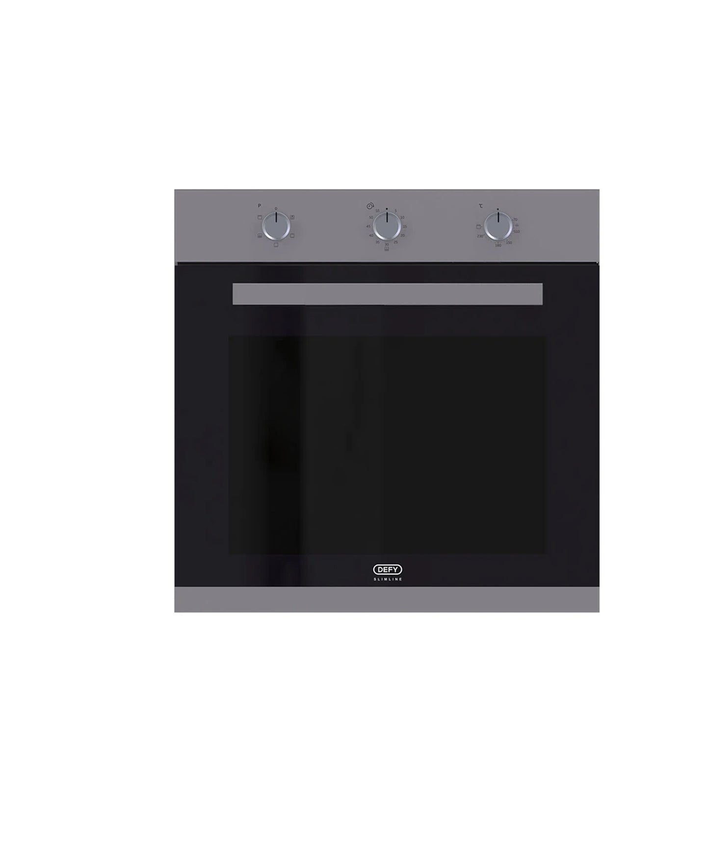 Defy Slimline Multifunction Eye-Level Oven - Black/Silver
