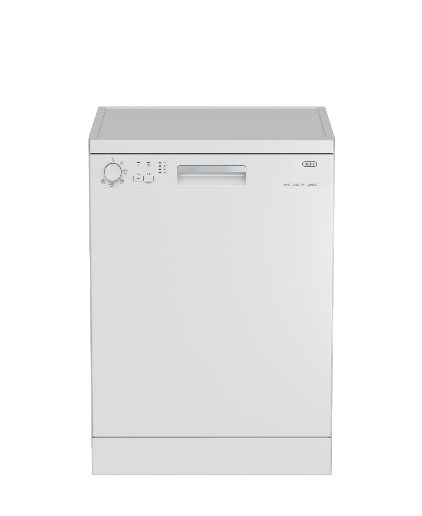 Defy 13 Place White Dishwasher - White