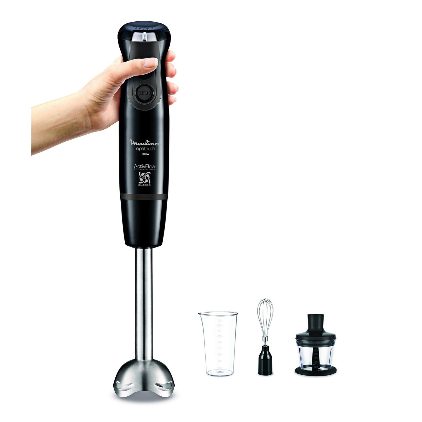Moulinex Optitouch Stick Blender - Black