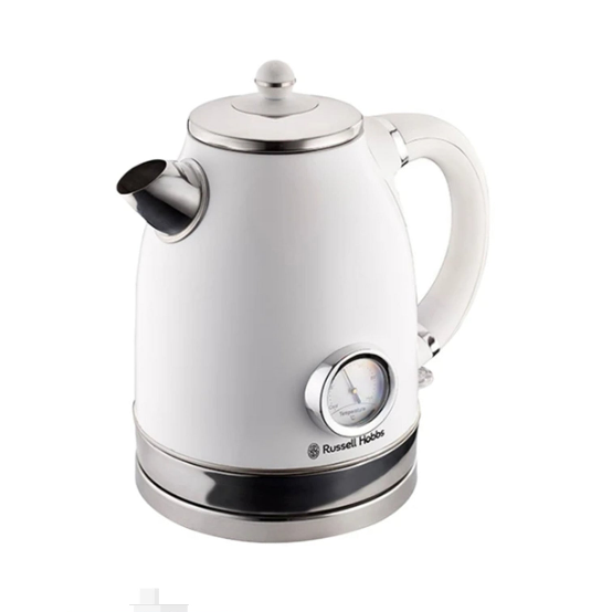Russell Hobbs 1.7L Vintage Kettle - White
