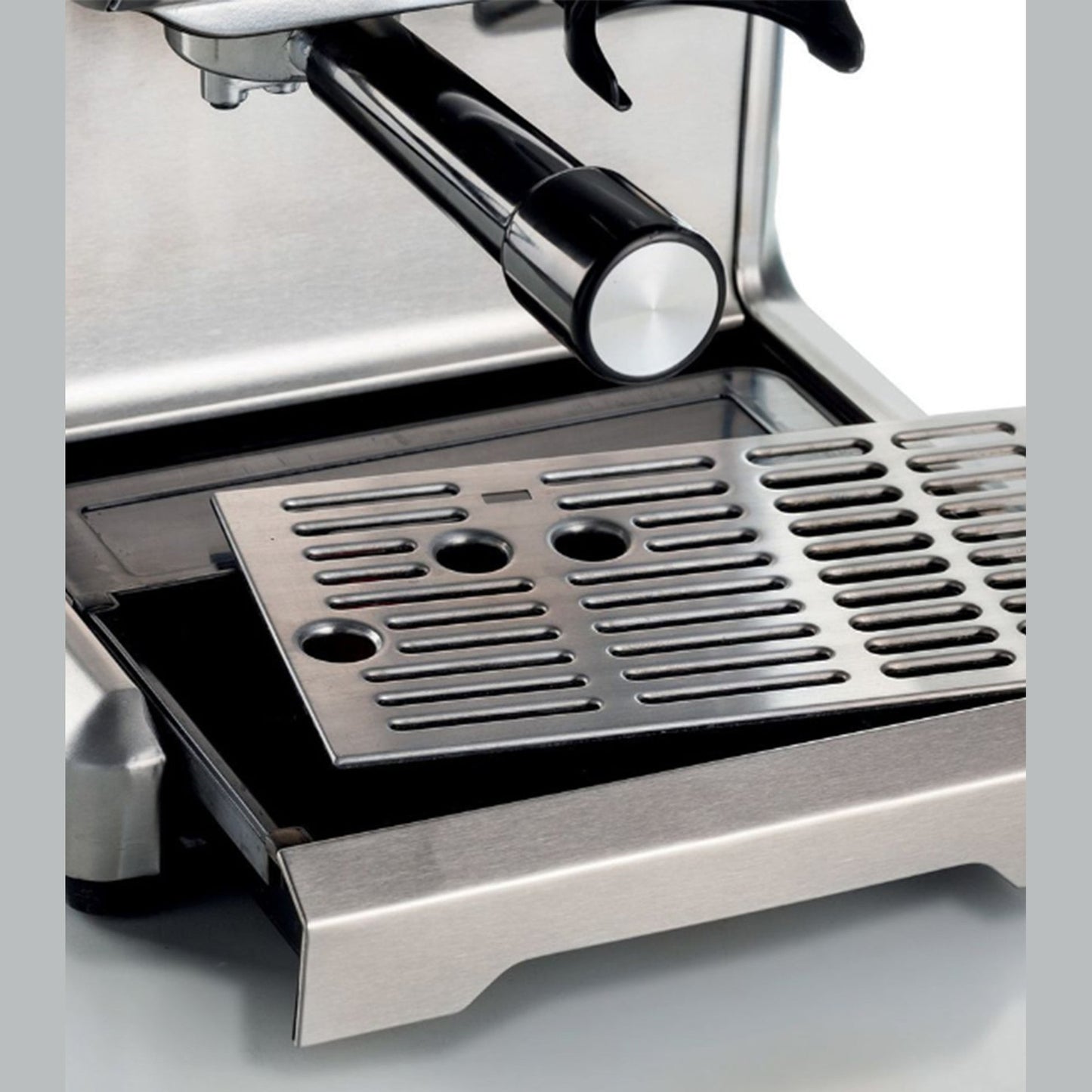 Kenwood Manual Espresso Machine with Integrated Grinder - Silver