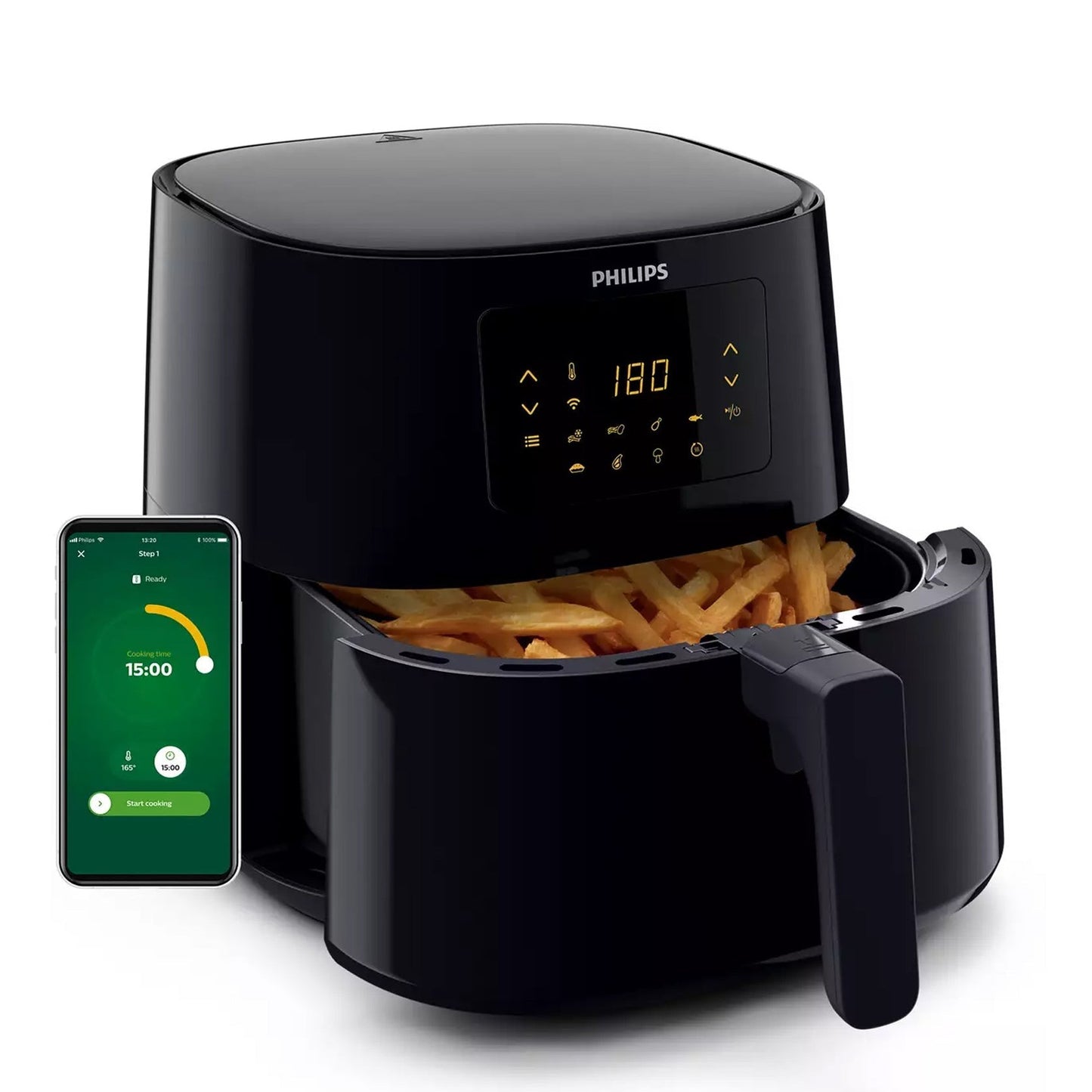Philips Essential Touch Screen XL Air Fryer 6.2L - Black