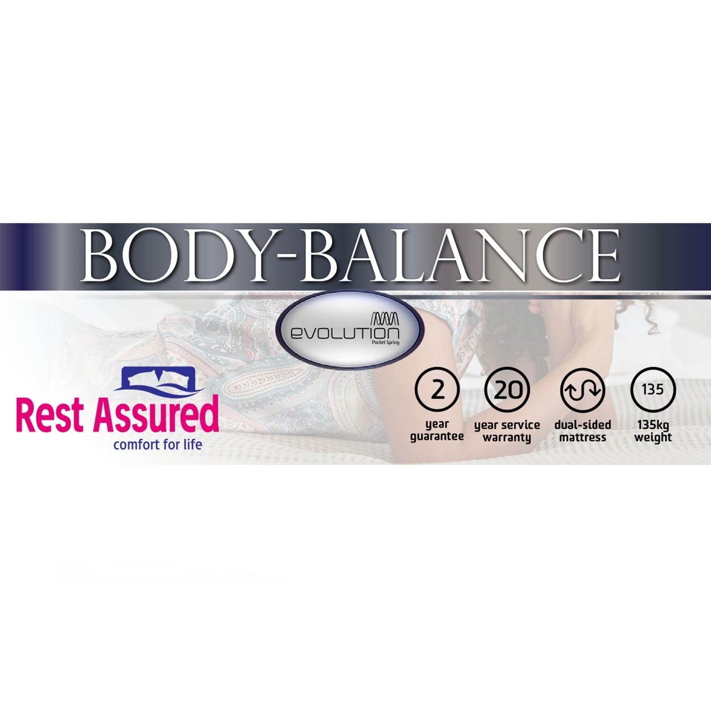 Rest Assured Body-Balance 3/4 Bed