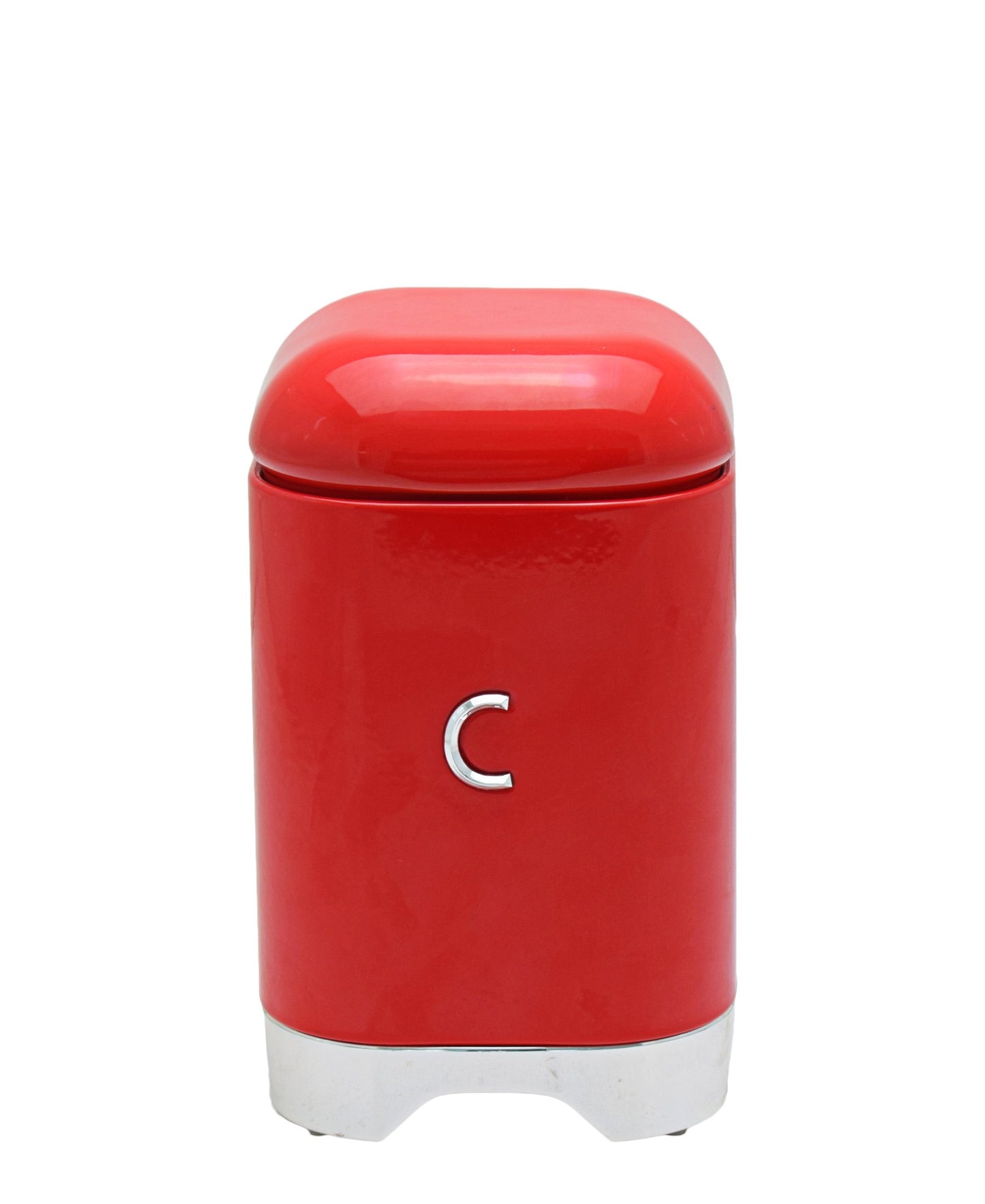 Retro Coffee Tin - Red