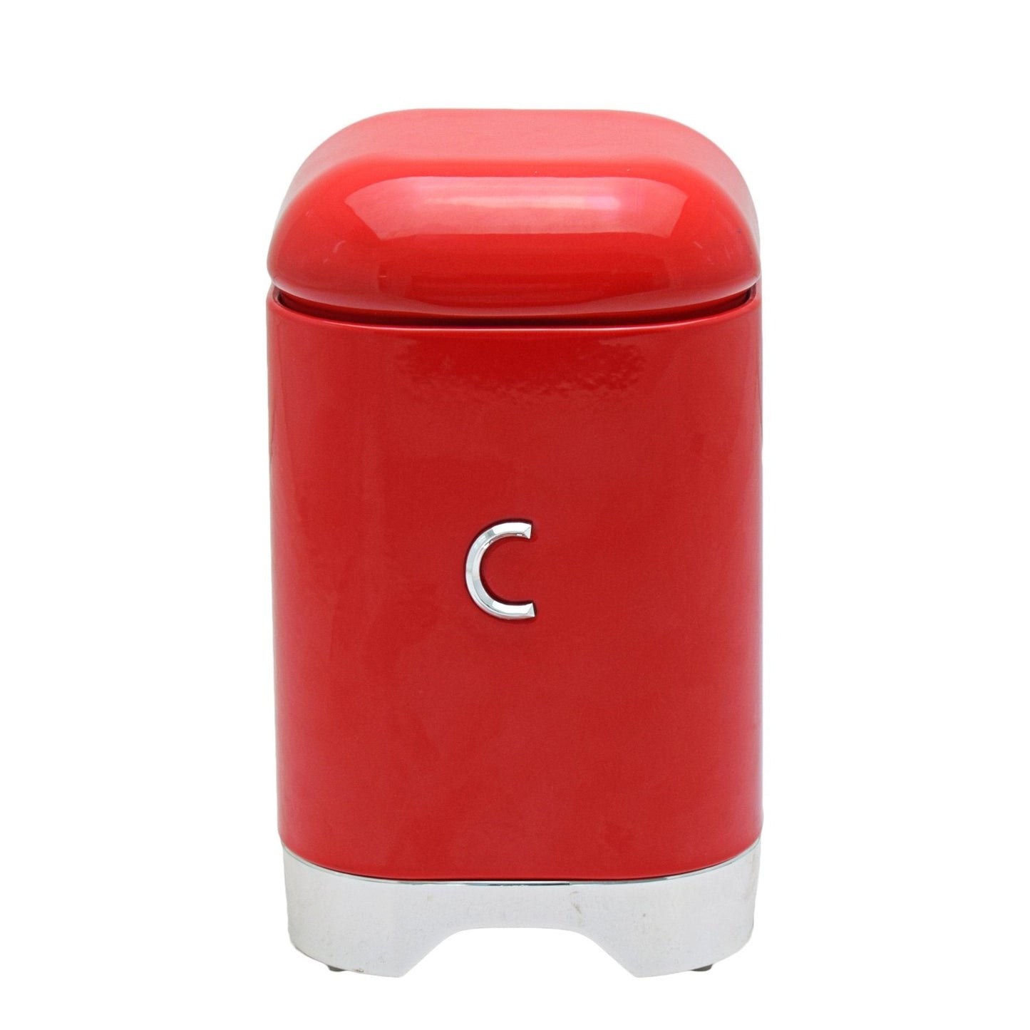 Retro Coffee Tin - Red