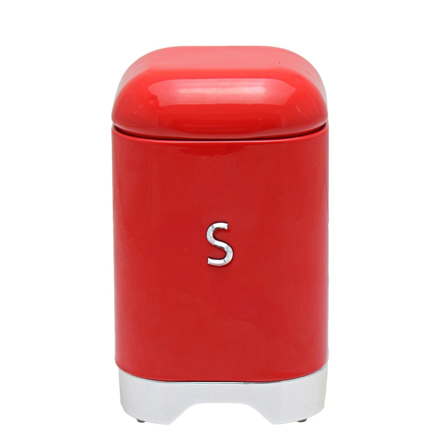 Retro Sugar Tin - Red
