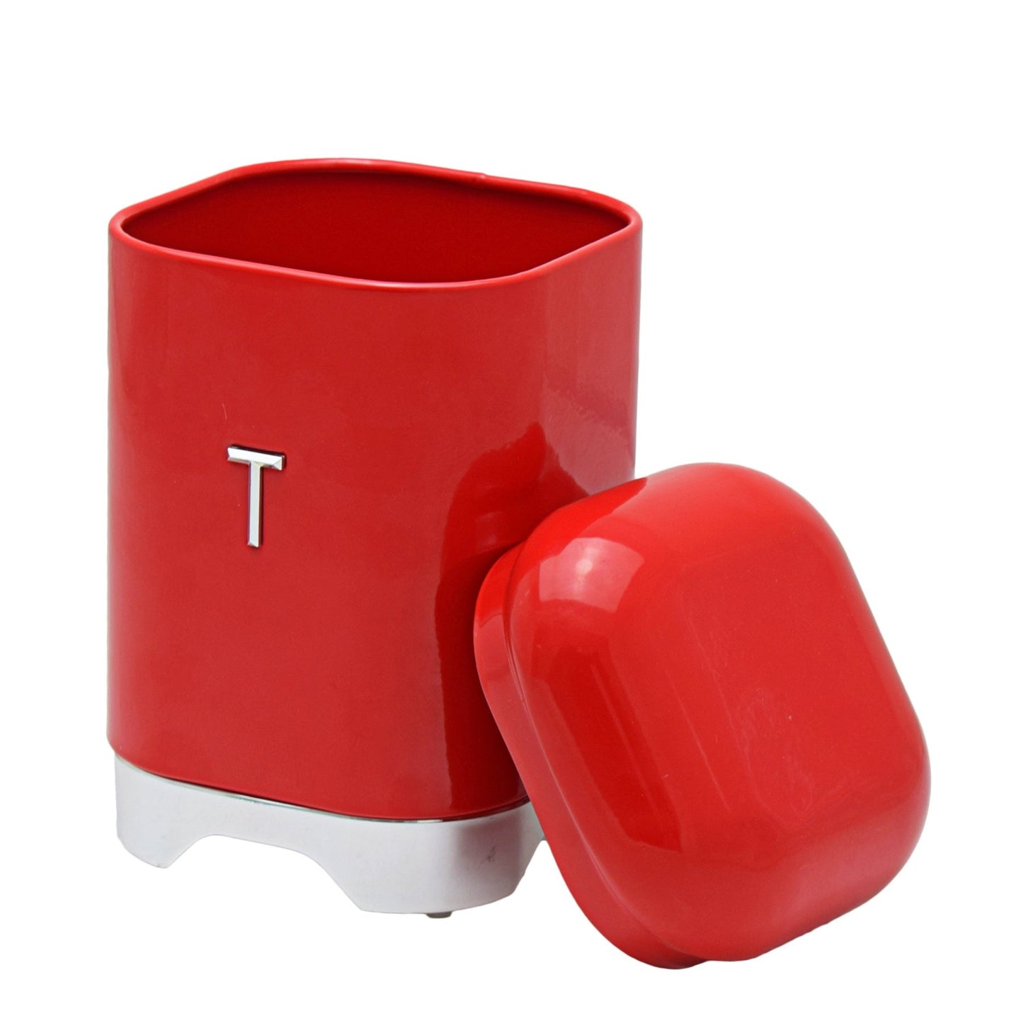 Retro Tea Tin - Red