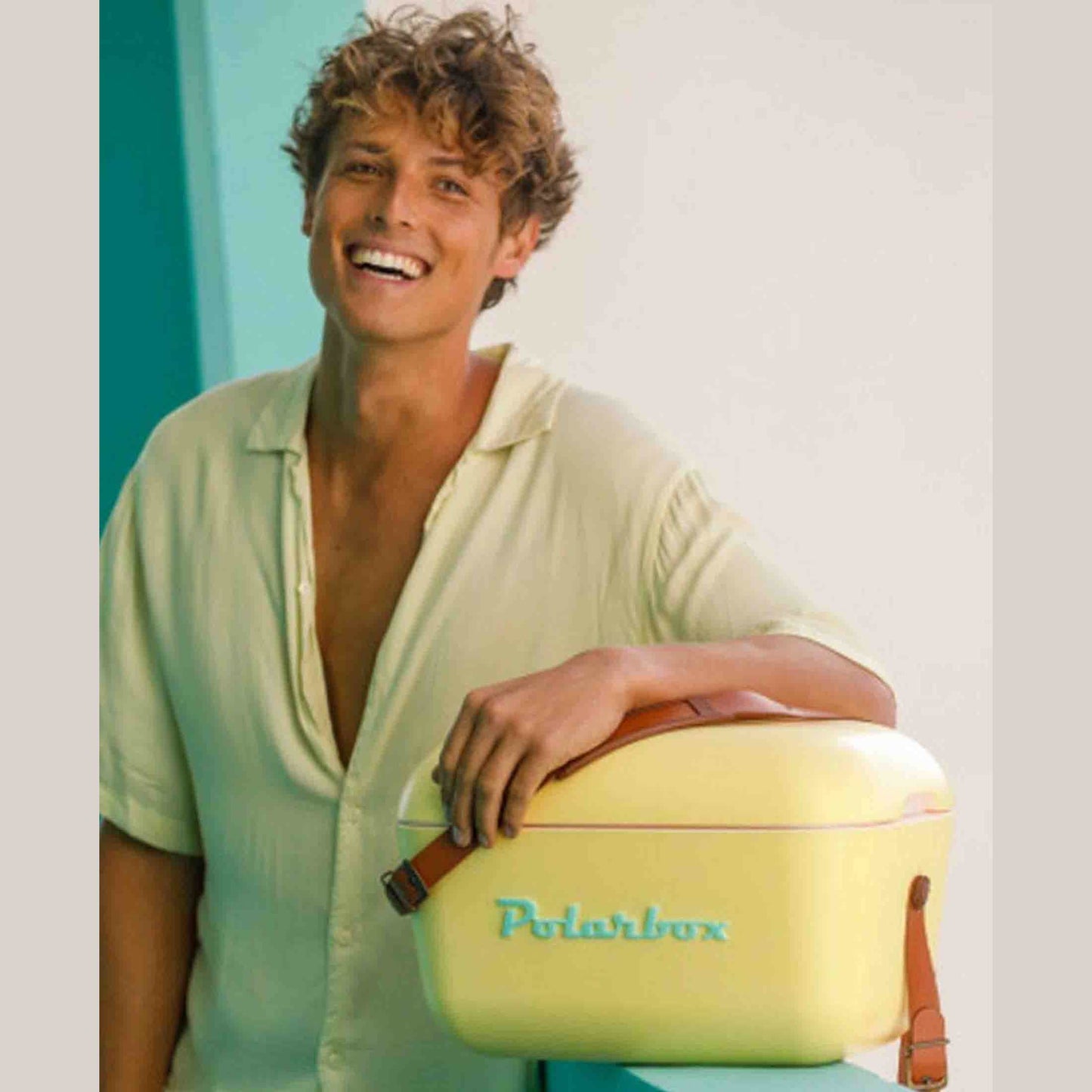 Retro 12L Polarbox Cooler - yellow