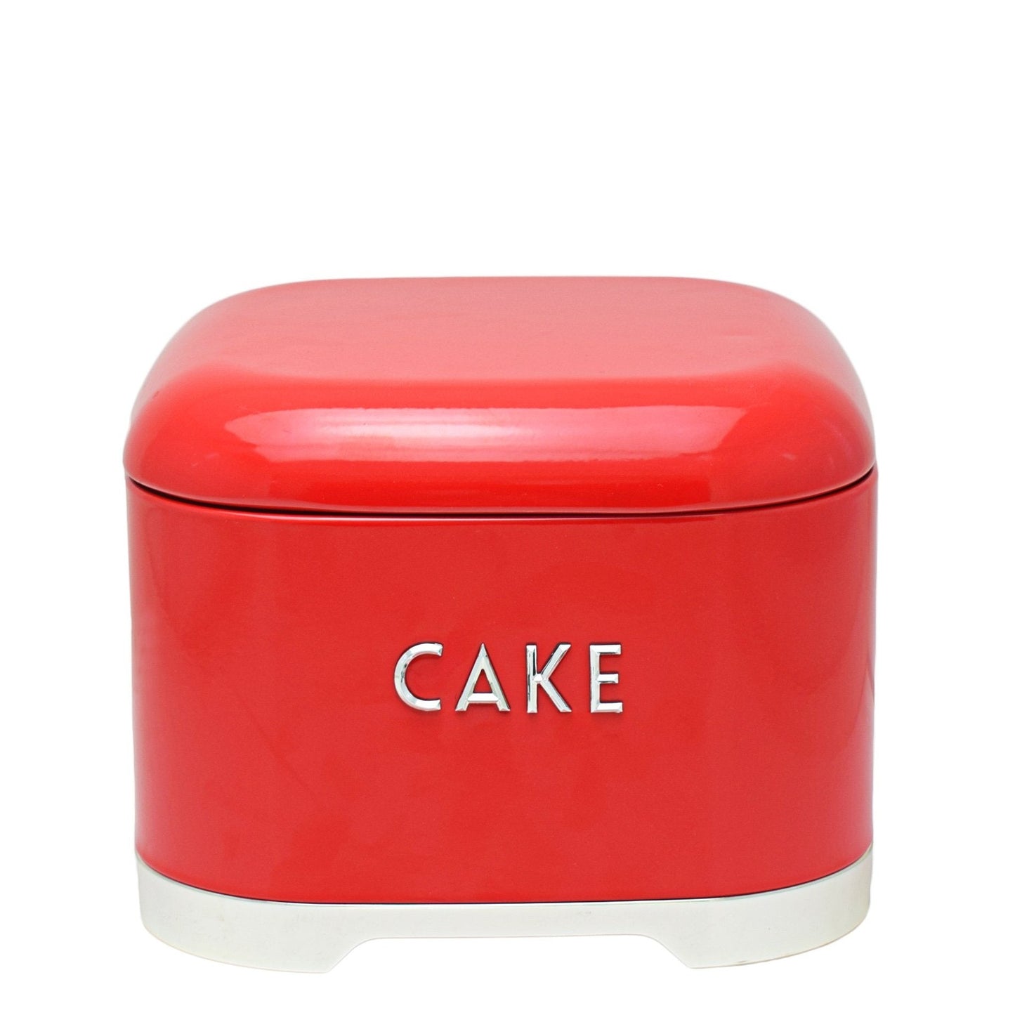 Retro Cake Tin - Red