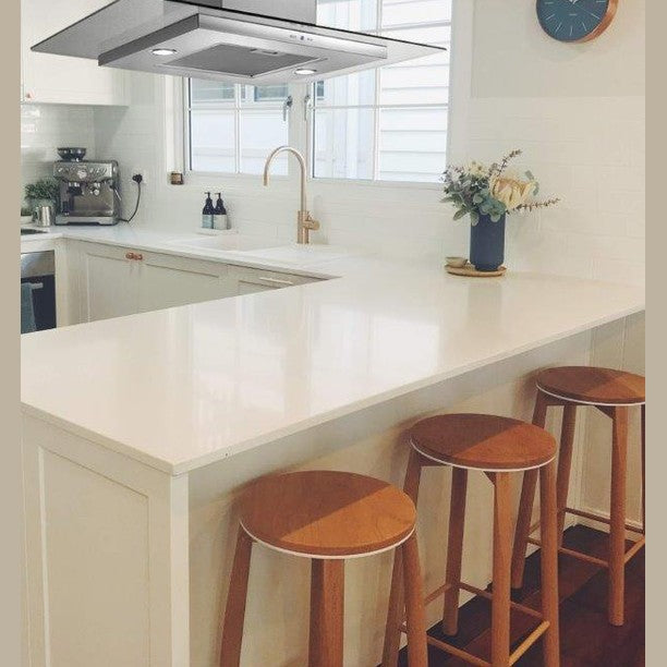 ELICA 90CM TRIBE ISLAND FLAT GLASS- Stainless Steel & Glass