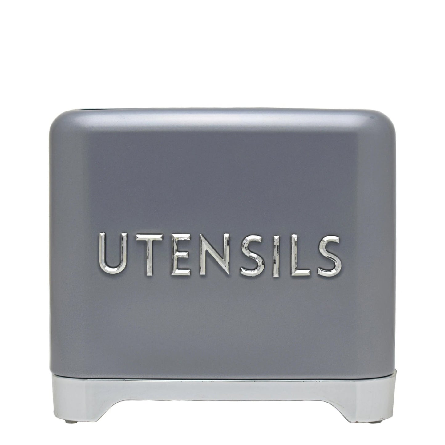 Retro Utensils Tin - Silver