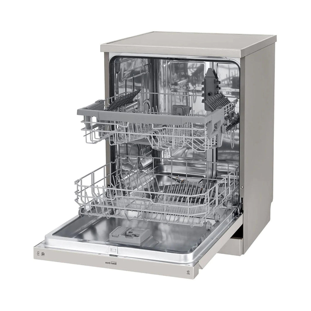 LG 14 Plate Platinum Silver QuadWash Dishwasher -Silver