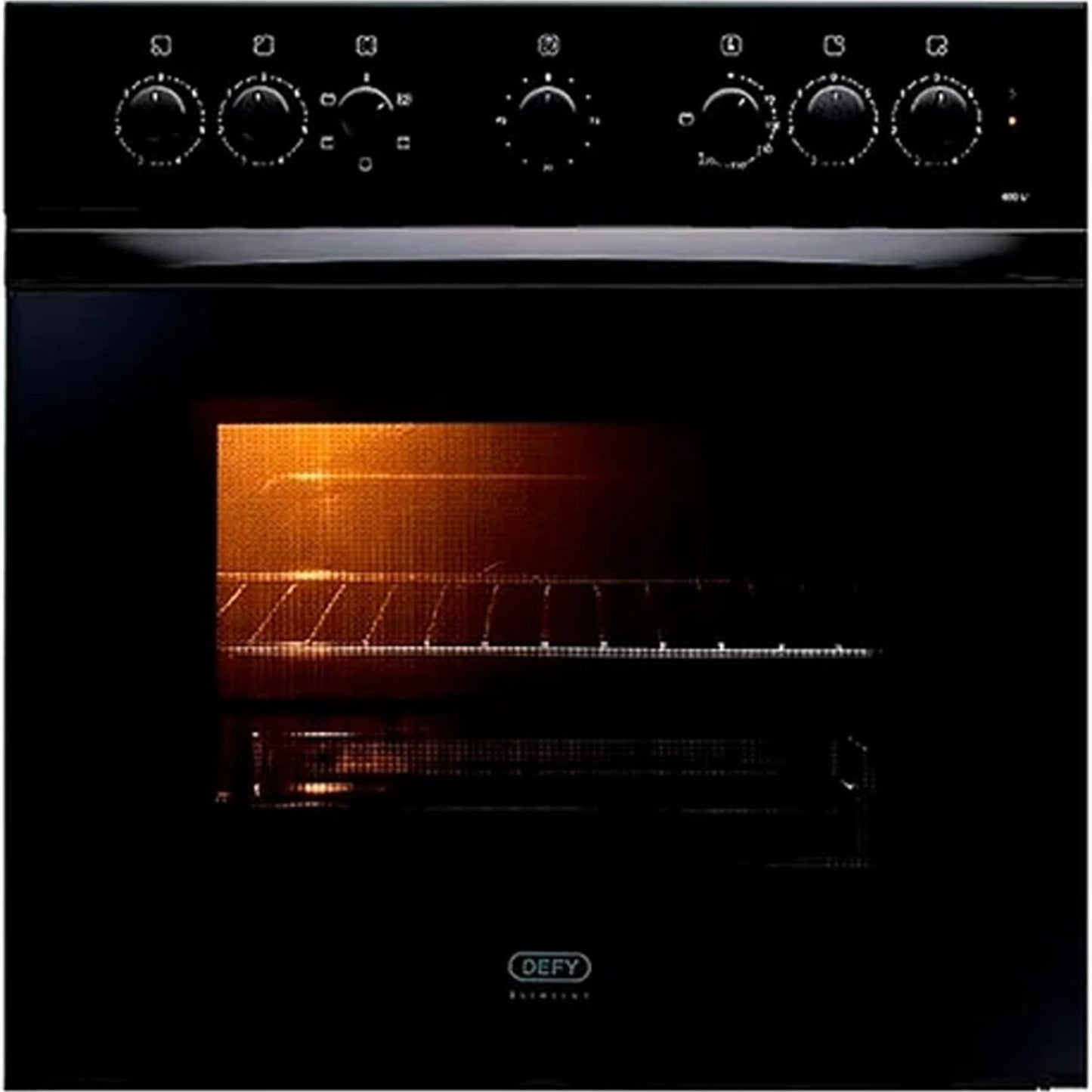 Defy 68L Slimline Oven Glass - Black