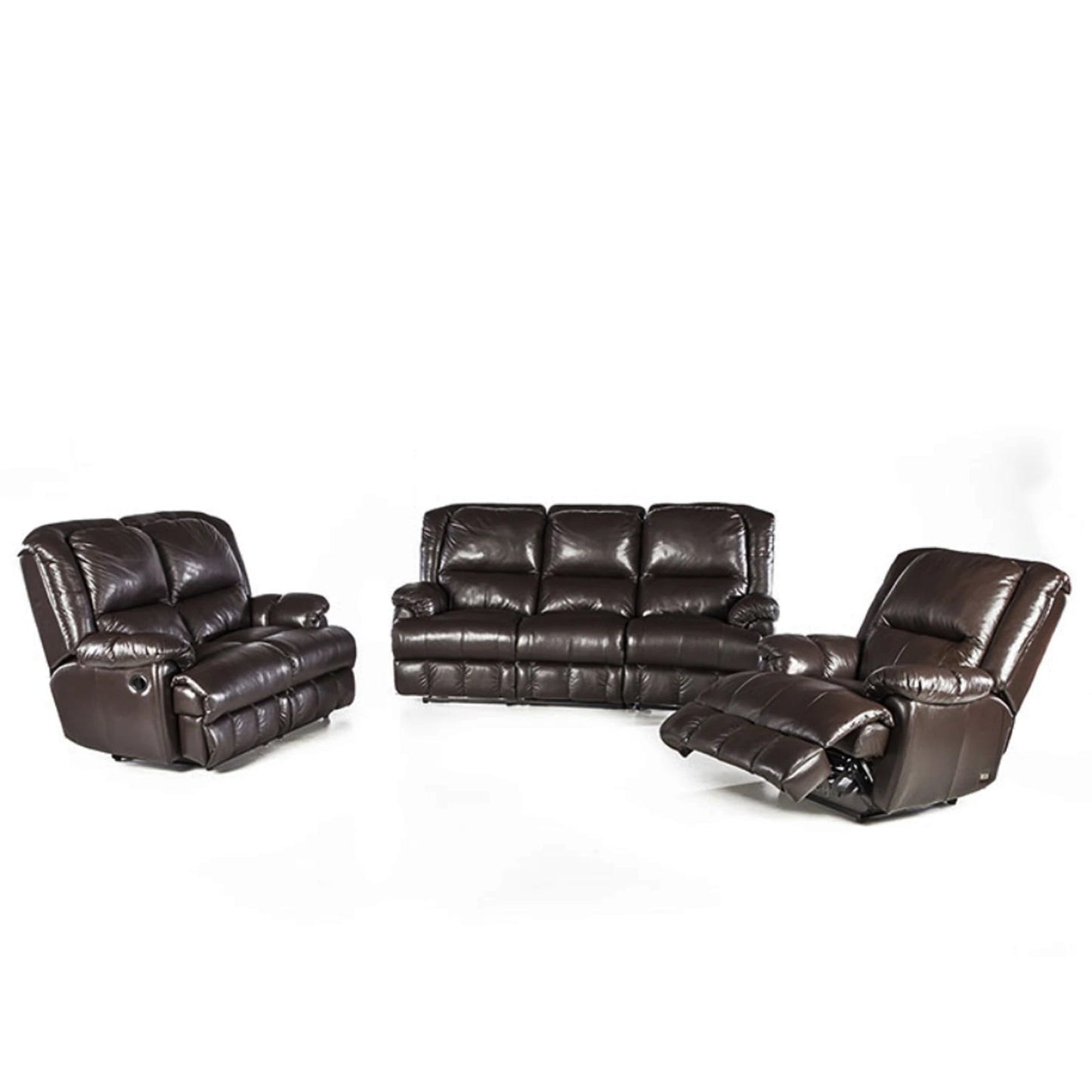 Alpine Madison 3 Piece Lounge Suite - Brown